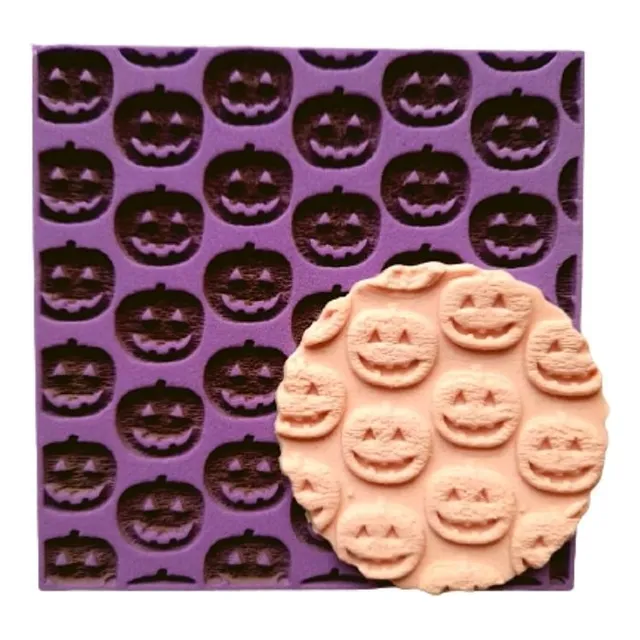Tx08 Marcador Textura  Abóbora Biscuit Confeitaria