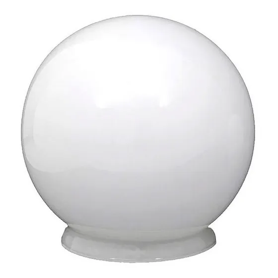 Globo Bolinha De Plástico 15cm Bocal 10cm Lustre Teto 10x15 Estrutura Branco 127/220v