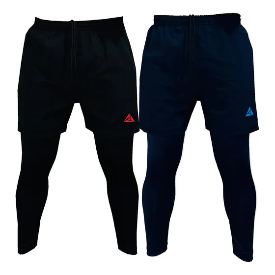 Combo X2 Pantalonetas Con Licra Larga Hombre Original Ripple
