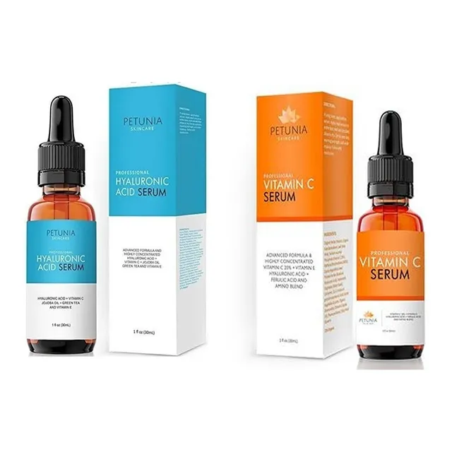 Ácido Hialuronico + Vitamina C 30ml C/u Hecho En Usa