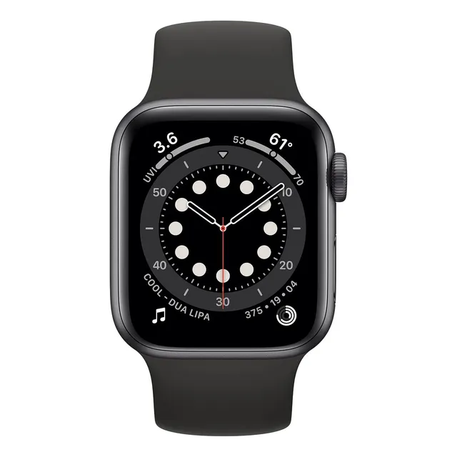 Apple Watch Series 6 44mm A2294 Gray/black Cell Hso Negro Mesh Gris Oscuro Gris Oscuro (Reacondicionado)