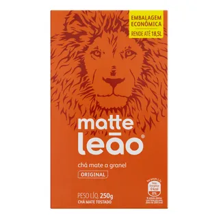 ChĂĄ Matte LeĂŁo Mate Original Em Ervas Erva Mate 250 G ChĂĄ Matte LeĂŁo Mate Original Em Ervas Erva Mate 250 G