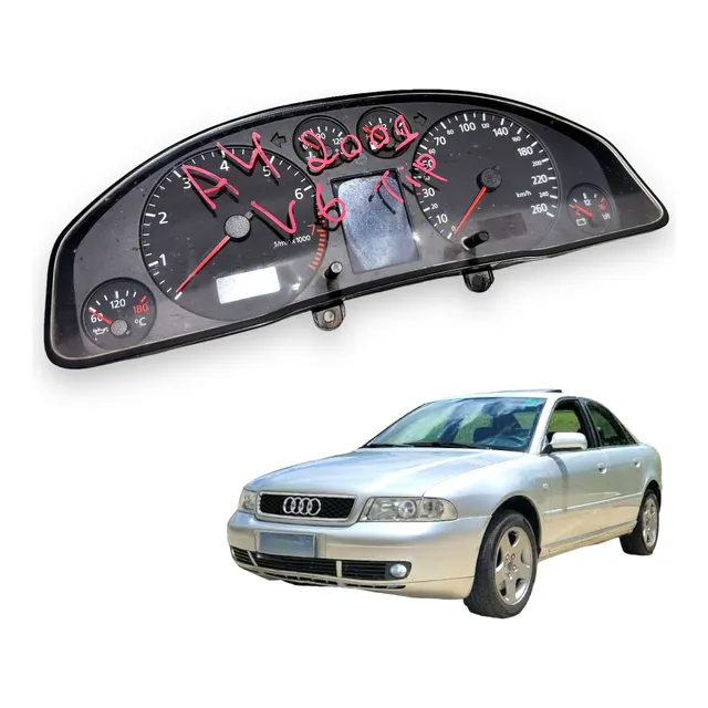 Painel Instrumento Audi A4 V6 1.8 3.0 2001 2002 Usado Avaria