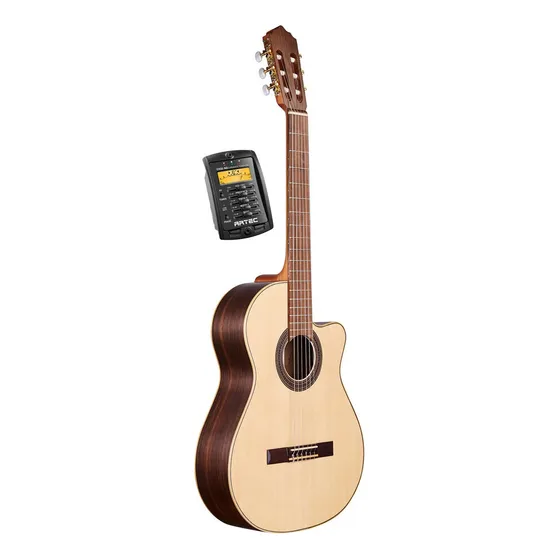 Guitarra Electrocriolla Fonseca 40kec Mate Natural Diestro