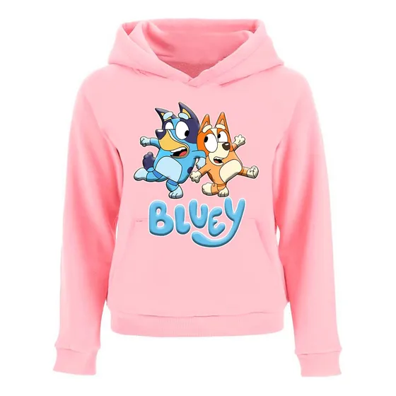 Polerón Canguro Bluey, Unisex, Tallas 2 A S