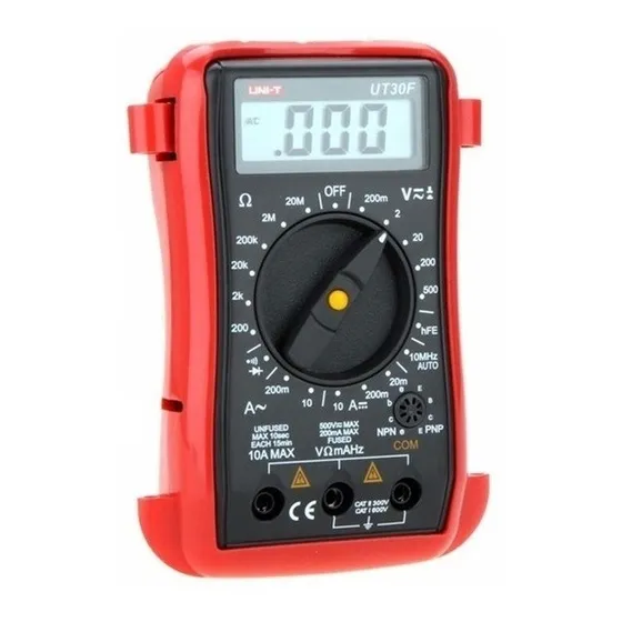 Tester Multímetro Digital Uni-t Ut30f Con Frecuencimetro