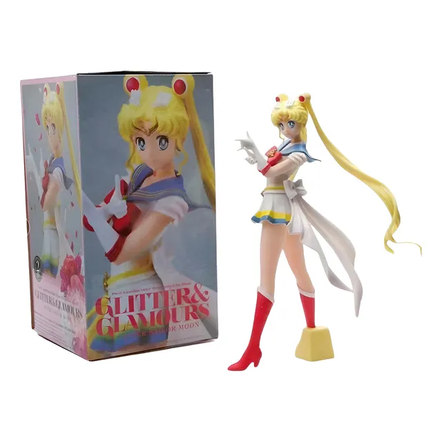 Figura Sailor Moon Serena  Coleccionable Anime Pvc 24 Cm