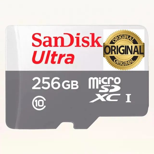 CartĂŁo De MemĂłria 256gb Sandisk Ultra Micro Sd Original CartĂŁo De MemĂłria 256gb Sandisk Ultra Micro Sd Original