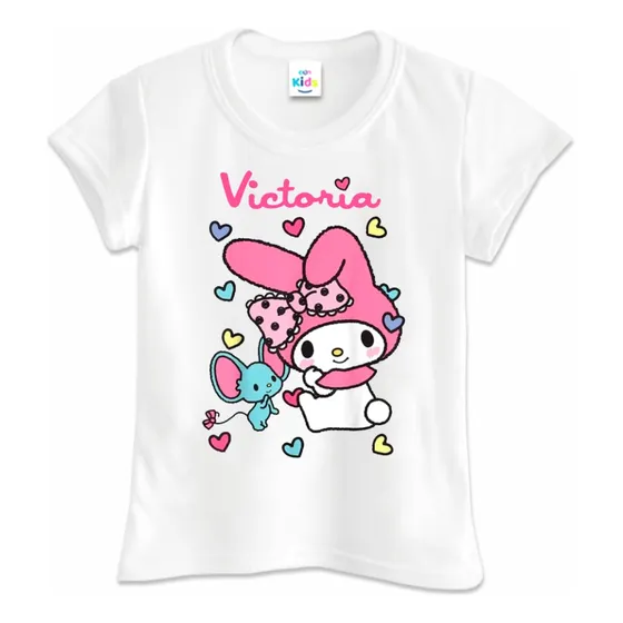 Franela Camisa Niña Melody Hello Kitty Microdurazno
