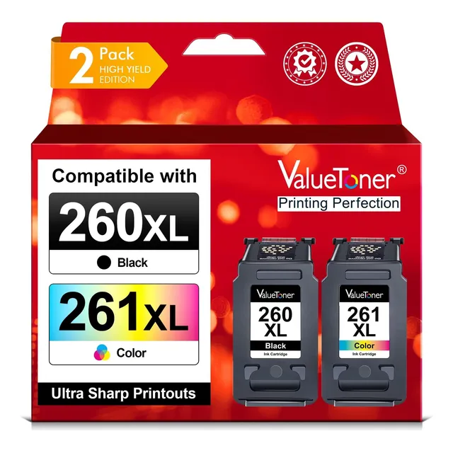 Valuetoner 260xl 261xl Cartuchos De Tinta Reemplazo Del Para