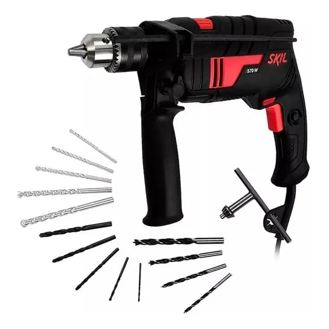 Taladro Percutor 1/2'' 570w C/accesorios