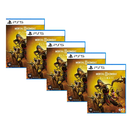 Kit 5 Mortal Kombat 11 Ultimate Ps4 Mídia Fisica