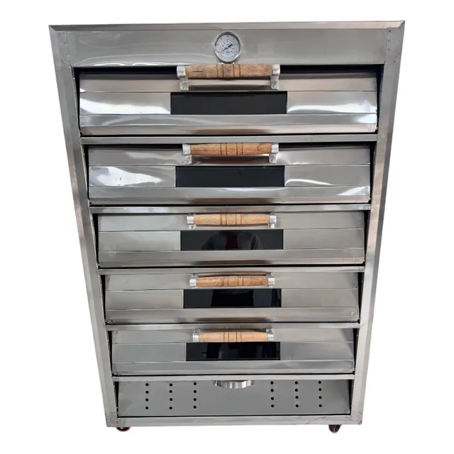 Horno Industrial Con Reloj A Gas De 5 Camara Para 10 Bandeja