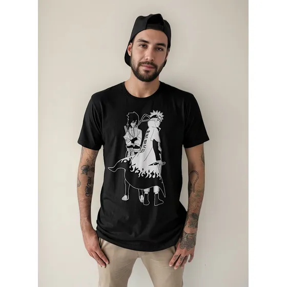 Cl Naruto Sasuke Sakura Kakashi Ninjutsu Animes Camisetas
