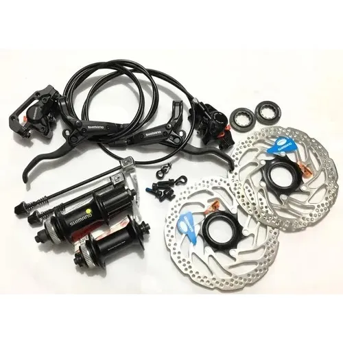 Freio A Disco Hidraulico Shimano Alivio Br-m446 Completo Pto