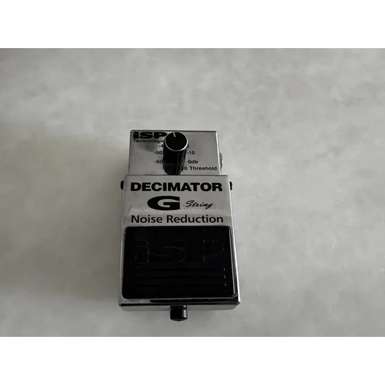 Pedal Isp Decimator G String Noise Supressor Prateado