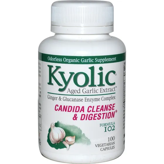 Suplemento Kyolic A.g.e. Con Enzimas Formula 102 Veg 100 Ca