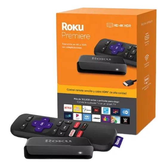 Roku Premier Media Player 4khd Hdr Cc Hdmi De Alta Vel Negro