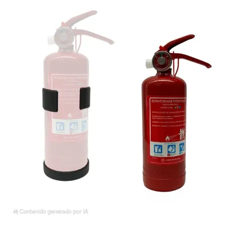 Pack Extintor 1 Kg + Soporte Vehiculos Livianos Fire Master