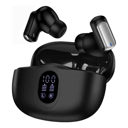 Fones De Ouvido Esportivo Sem Fio Bluetooth De Longa Duraçã Preto
