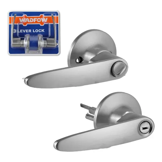 Cerradura Con Manilla Acero Para Baño Wadfow