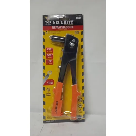 Remachadora Manual Security 4 Puntas C/llave