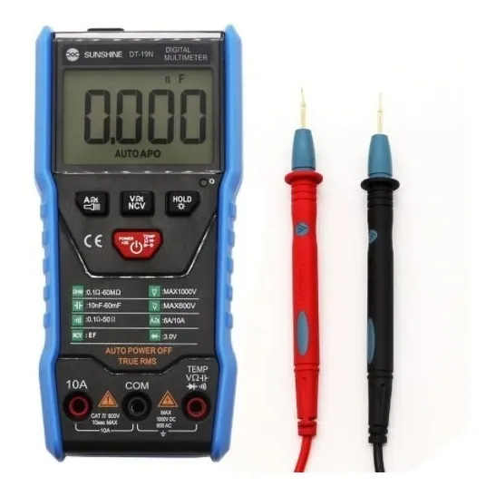 Multimetro Digital Sunshine Dt-19n