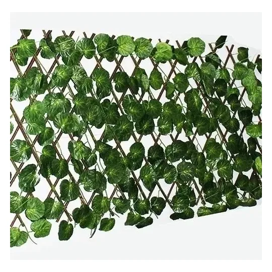Cerco Extensible Con Planta Enredadera Artificial Decoracion