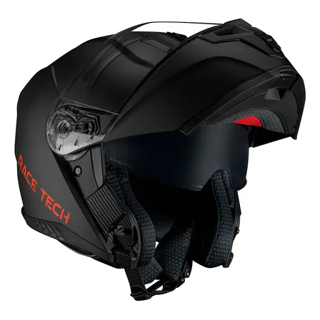 Capacete Race Tech Signal Monocolor Preto Fosco