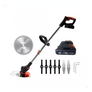 Roçadeira Aparador Grama 2 Baterias Recarregåvel 21v Cortado Cor Preto E Laranja 110v/220v It-blue Le-1807 Roçadeira Aparador Grama 2 Baterias Recarregåvel 21v Cortado Cor Preto E Laranja 110v/220v It-blue Le-1807