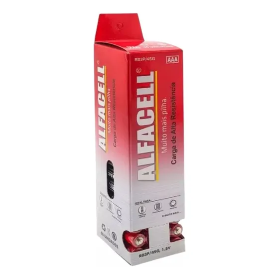 Alfacell Pilha Aaa 1.5v Caixa 60 Unidades