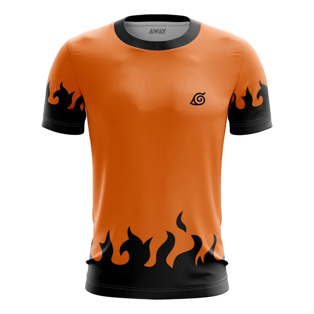 Camisa Camiseta Denho Anime Naruto Sasuke Proteção Uv 50+