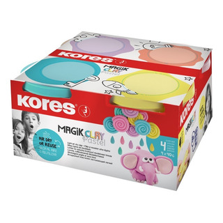 Foami Masa Moldeable Kores Magik Clay Set X4 Pzas Foami Masa Moldeable Kores Magik Clay Set X4 Pzas