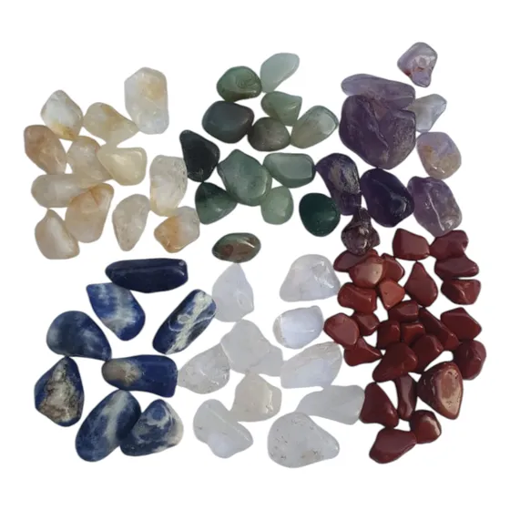 Kit Piedras Energéticas Semipreciosas. Pack 6 Unidades 50gr.