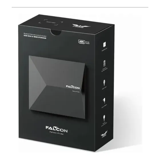 Falcon Prime Ultra Hd 4k Premium Original Preto De Voz