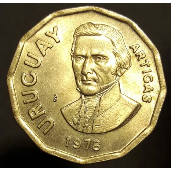 Moneda Uruguay 1 Nuevo Peso 1978