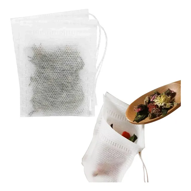 300 Bolsitas Filtrantes Para Té, Infusiones, Color Blanco