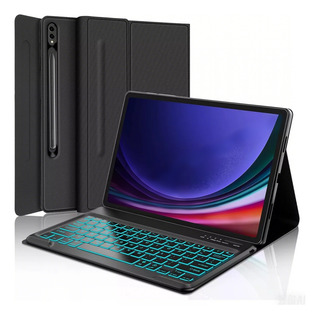 Funda De Teclado Para Galaxy Tab S9 Plus/s9 Fe Plus 12.4 Funda De Teclado Para Galaxy Tab S9 Plus/s9 Fe Plus 12.4