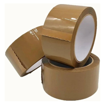 Cinta De Embalar Marron 48x100 M Autoadhesiva X 36 Unidades Cinta De Embalar Marron 48x100 M Autoadhesiva X 36 Unidades