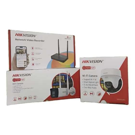 Kit De Seguridad Wifi 4mp Nvr 2 Camaras Ip