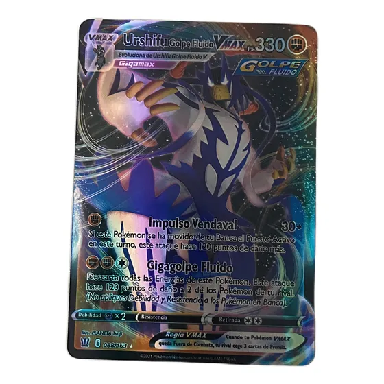 Juego De Cartas De Pokemon Alternativa Urshifu Vmax