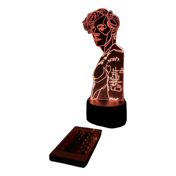 Lámpara Led 3d Harry Styles Acrilico Rgb