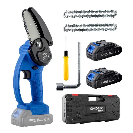 Motosierra Mini Electrica Gadnic Recargable Inalámbrica 600w