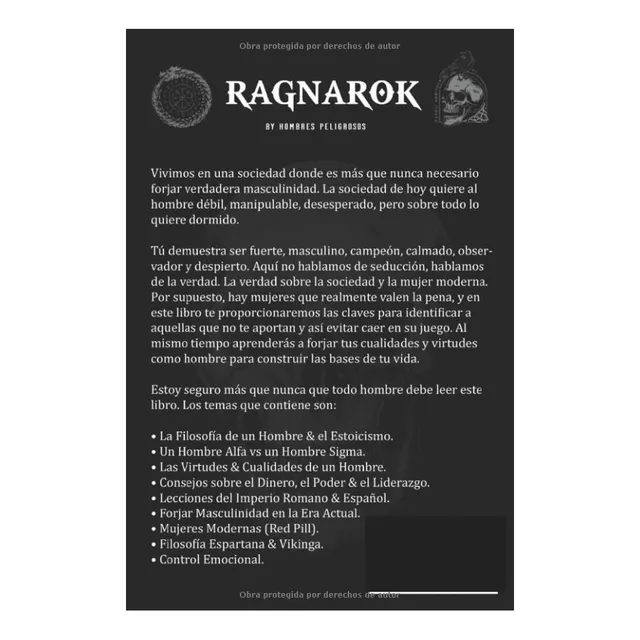 Libro Ragnarok El Camino De Un Hombre Tapa Blanda