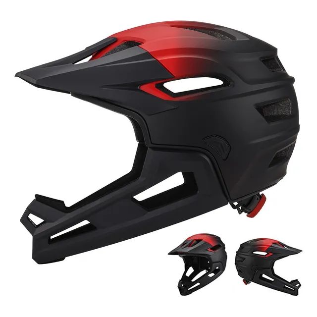 Casco Bicicleta Integral De Montaña Mtb Desmontable Ligero