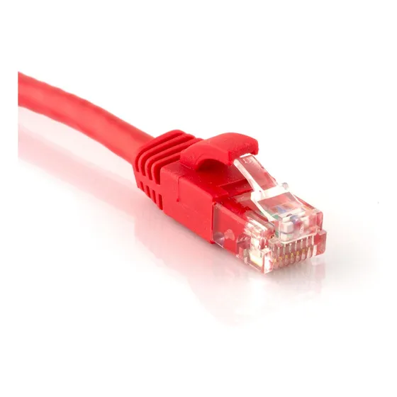 Cabl Conexion Bota Cat6 50 Pie Rojo