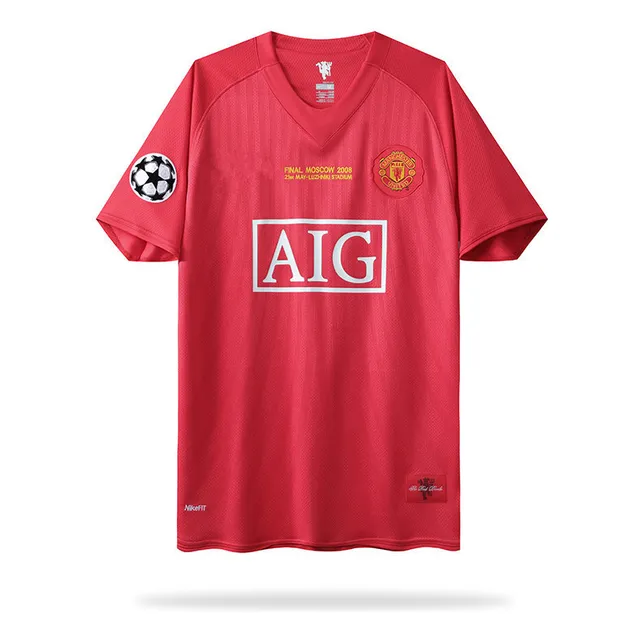United Jersey Champions League Corto Retro Sin Número