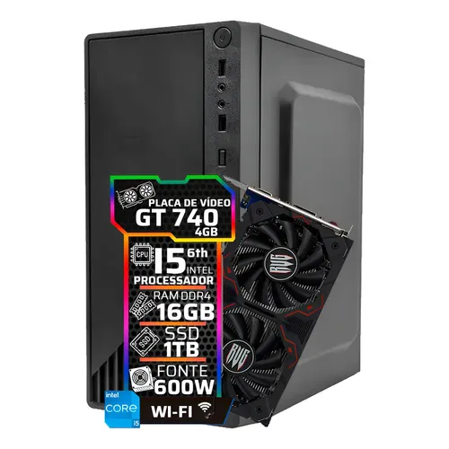 Desktop Intel Core i7 16GB RAM 480GB SSD Tech Power com Windows 11