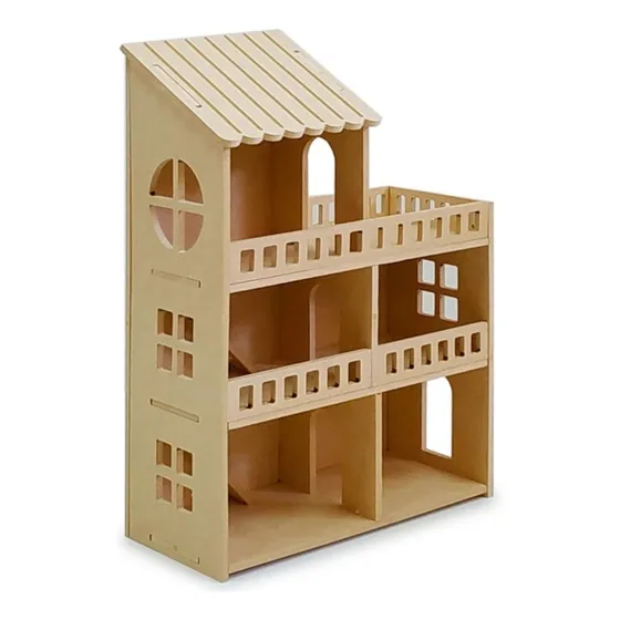 Casita Para Muñecas Lol, En Madera,se Entrega En Crudo