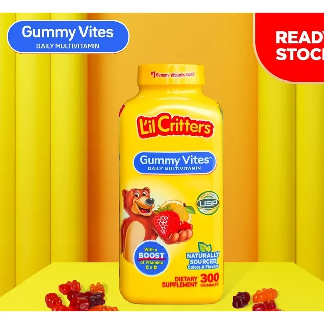 Multivitamínico Lil Critters Para Niños 300 Gomitas